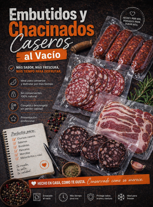 Embutidos y Chacinados Caseros al Vacío