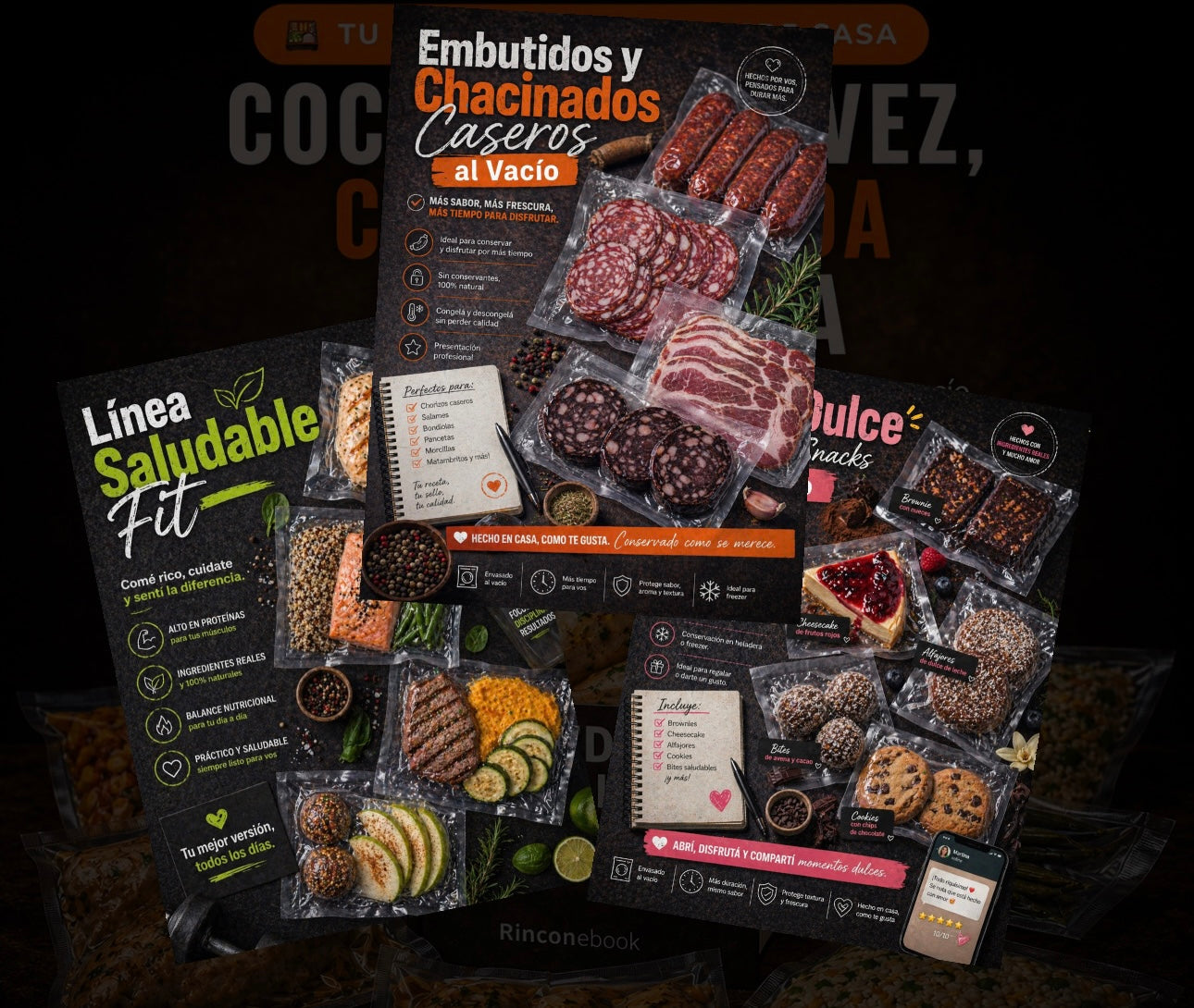 Pack Completo= Fit + Chacinados + Dulce
